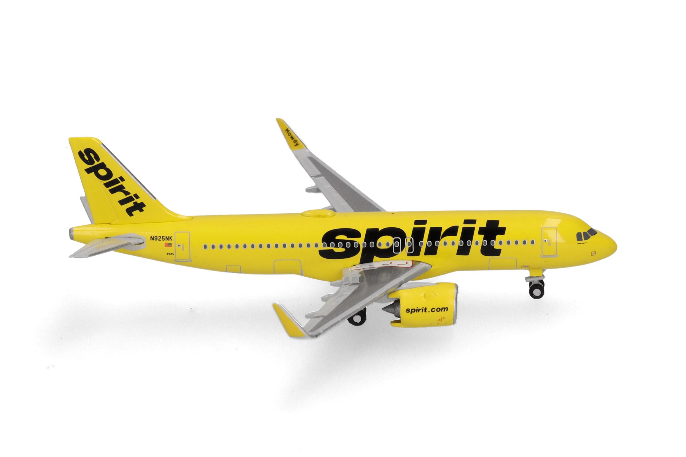 Herpa Spirit Airlines Airbus A320neo Miniature 1:500 Scale